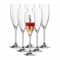 Leonardo Poesia Sektglas 250 Ml 6Er Set Mit Innenrelief
