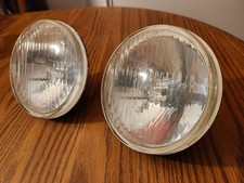 Vintage Hella E1 Flat Glass Fog Lights 5.75 - Mercedes Bmw 60s 70s Vintage Hella E1 Flat Glass Fog Lights 5.75 - Mercedes Bmw 60s 70s