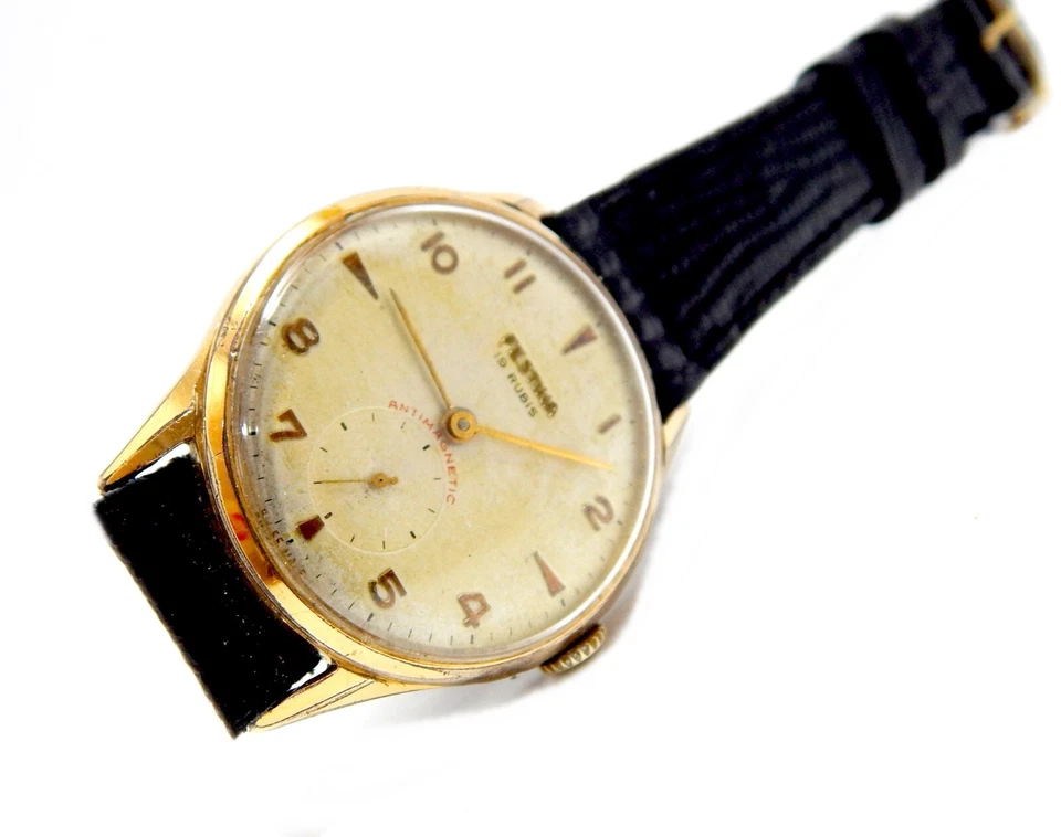 Watch FESTINA Hand Winding 198 Jewels 1950c Men 35mm Not Working Needs Review - Image 4 of 4