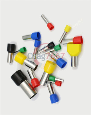 100pcs E35-25 Insulated Cord End Terminal Wire Ferrules 2 AWG 35mm² red #F7