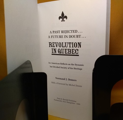 Revolution in Quebec Normand J Demers Signed 1995 PB 1st edition History Culture - Picture 3 of 14