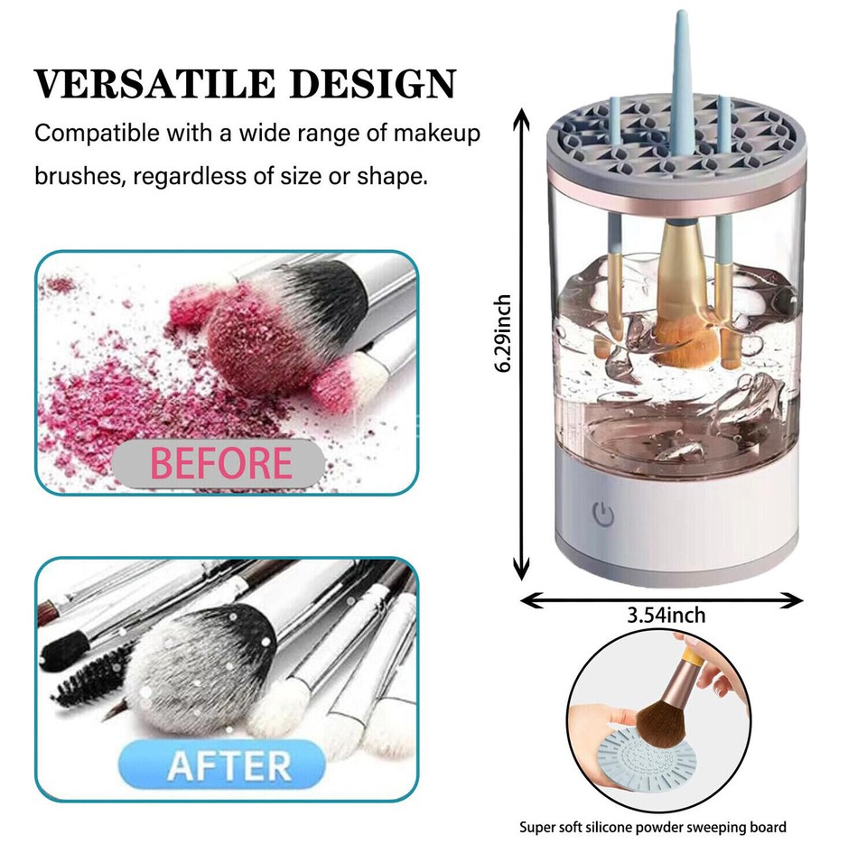 Automatic Brush Cleaner Electric Makeup Brush Cleaning Machine Fast