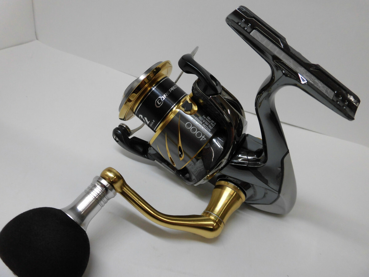 rojoo Spinning Carretes Shimano 14 Stella 4000 XG YUMEYA Perilla especificación Usado rojoo Spinning Carretes Shimano 14 Stella 4000 XG YUMEYA Perilla especificación Usado