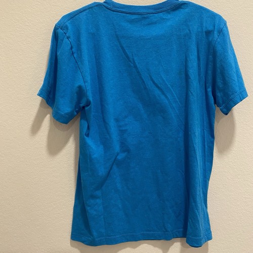 Nintendo Super Mario Kart Boys LARGE Classic T-Shirt Blue Very Good - Picture 3 of 4