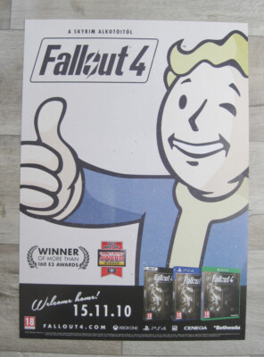 Fallout 4 Store Hungary (Ungarn) Promotion Poster in A2 ca. 42 x 59,4