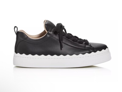 Chloe Black Lauren Lace-up Low Top Sneakers Size EU 38 | eBay