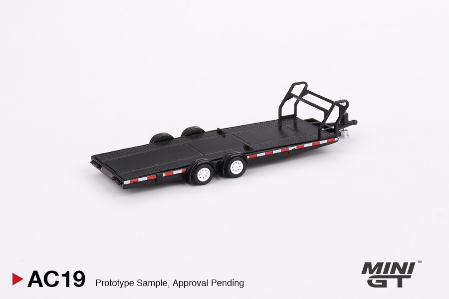 Mini GT Car Hauler Trailer Black 1:64 Scale AC19 | eBay