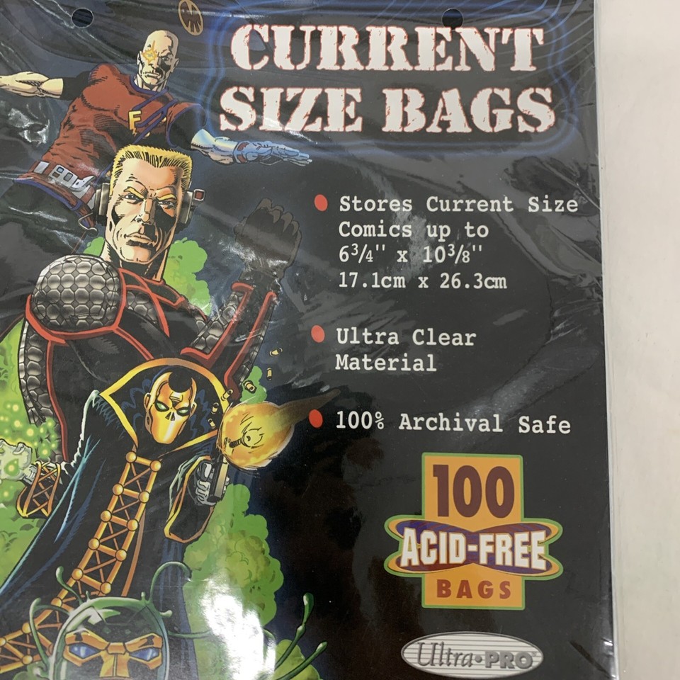 Golden Age Size Resealable Comic Bags (100ct) | Ultra PRO - Foto 9
