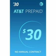 AT&T SIM Card with $30 Monthly Calling Plan 1 Month Service Included