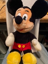 11" Mickey Mouse Disneyland/Walt Disney World Plush Pre-Owned/No Tags rrr1