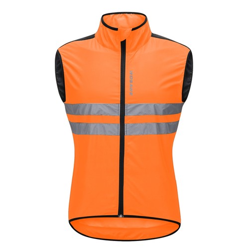 Chaleco de ciclismo WOSAWE a prueba de viento para hombre MTB bicicleta de carreras chaleco Hi Viz Prendas para el torso - Imagen 15 de 17