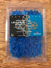 Barwalt Tile Flooring Hollow Leave-In Spacers 1/8", 500 Pieces