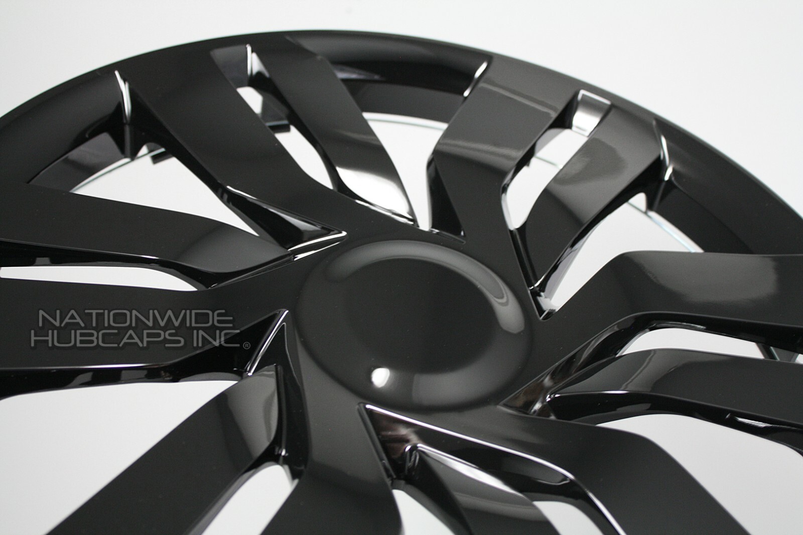 17" Black Set of 4 Wheel Covers Full Rim Hub Caps fit R17 Tire & Steel