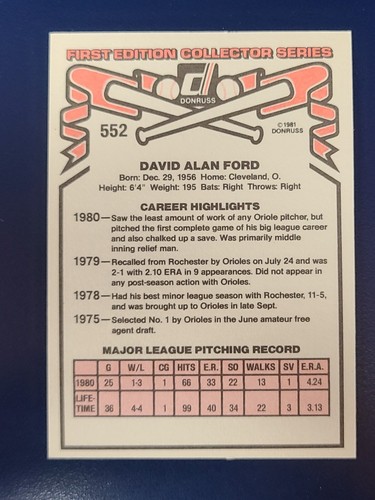 Donruss Baseball 1981 completa tu conjunto que elijas, elige #451-600 - Imagen 205 de 303
