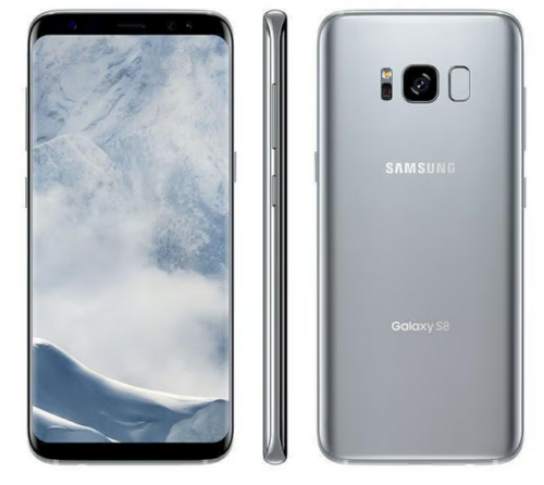 Samsung Galaxy S8 64GB SILVER Unlocked Smartphone - Picture 1 of 3