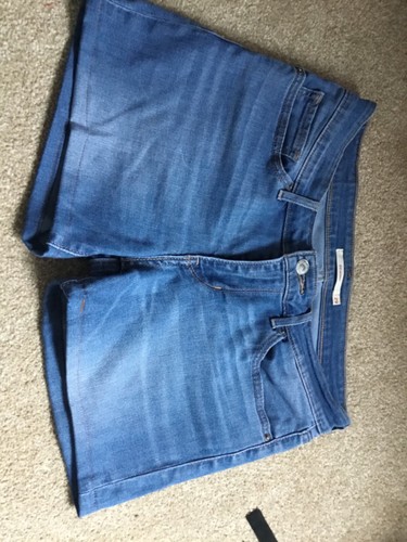 Levi’s 711 skinny jeans nice blue, waist 29 cut to a short