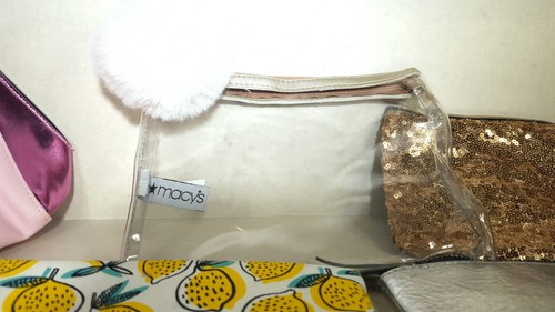 Lote de 5 bolsas cosméticas de maquillaje para niñas bolso pequeño con cremallera Ipsy Mary Kay Macys - Imagen 6 de 9
