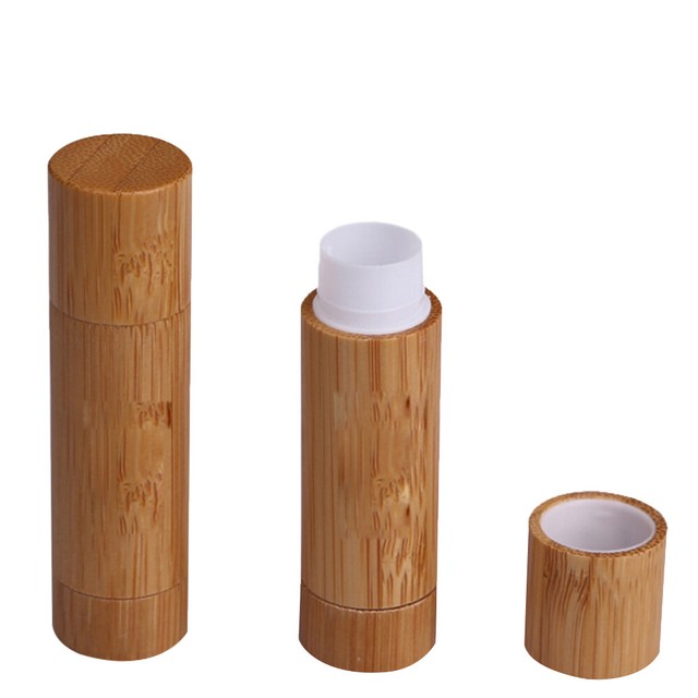 5.5ml Bamboo Lip Gloss Tubes Containers Reusable Empty Lip Gloss Balm