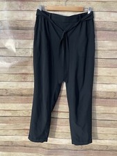 Banana Republic Women  s Black Utility Ankle Elastic Jogger Pants Size: Medium