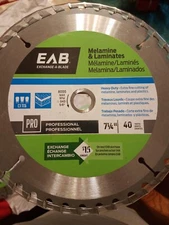 Exchange-a-Blade 7.25in. 40 Teeth Melamine and Laminate Pro Saw Blade 