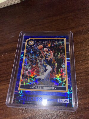 24-25 NBA Hoops Myles Turner Blue Scope /99