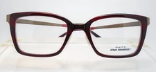 Jono Hennessy 8412 C320 49-21 Red Frames Glasses Authentic Limited Edition