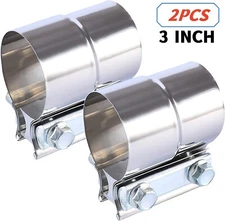 3 Inch Lap Joint Exhaust Band Clamp Exhaust Repair Preformed For Exhaust Pipe