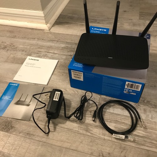 Linksys Max-Stream AC1750 -l Dual Band WiFi 5 Router schwarz offene Box - Bild 3 von 12