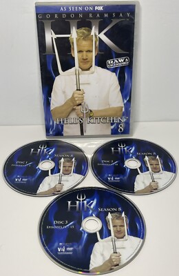 Hell s Kitchen Season 8 (DVD, 2000 Reality TV Series, Season Eight, OOP) Cad