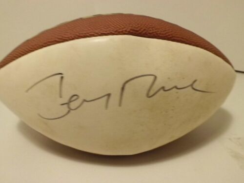 FOOTBALL LEGEND RECEIVER JERRY RICE AUTOGRAPHED FOOTBALL - Picture 2 of 5
