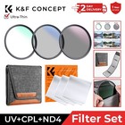 K&F Concept MCUV CPL ND4 Lens Filter Set 37/43/46/49/52/55/58/62/67/72/77/82mm