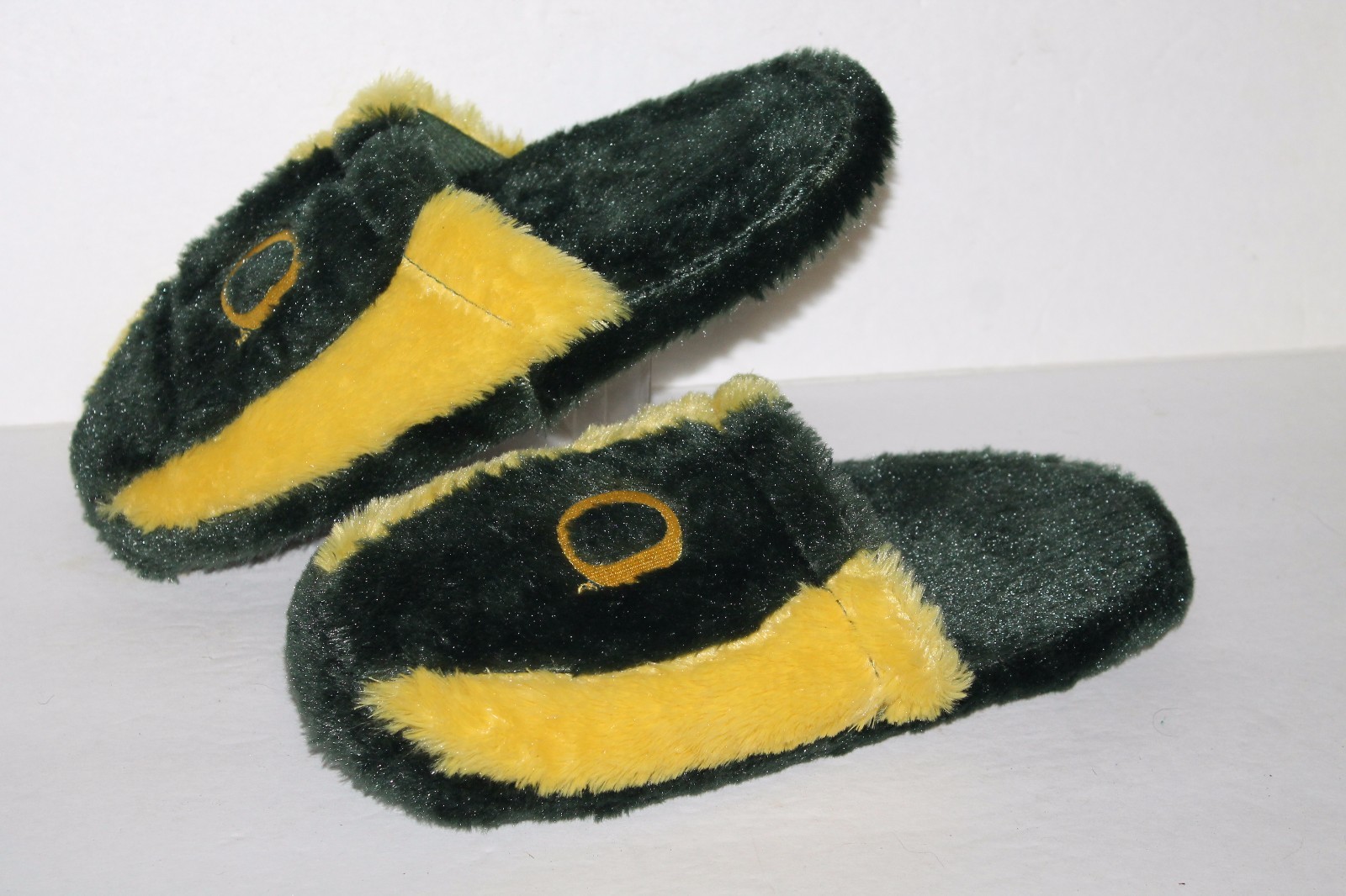 PANTOFOLA D’ORO University of Oregon SlideSlippers verde giallo donna taglia US Large