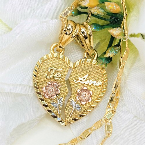 Flower Pendant Necklace Chain 