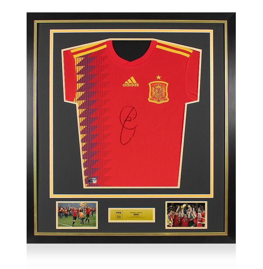 Xavi signed on sale shirt