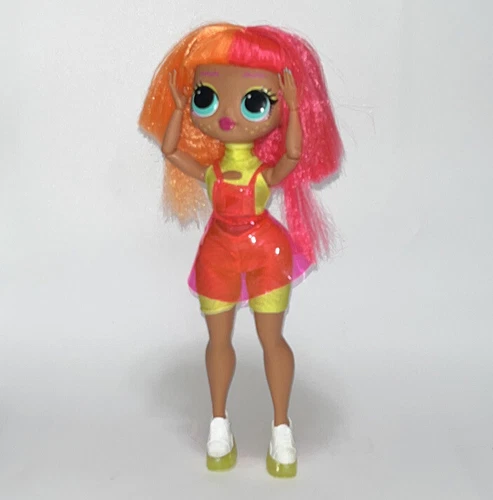 LOL OMG Neonlicious 9" Fashion Doll MGA With Shoes Clothes Green Eyes Free Ship