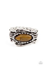 Paparazzi Gemstone Gypsy - Brown - Tigers Eye...