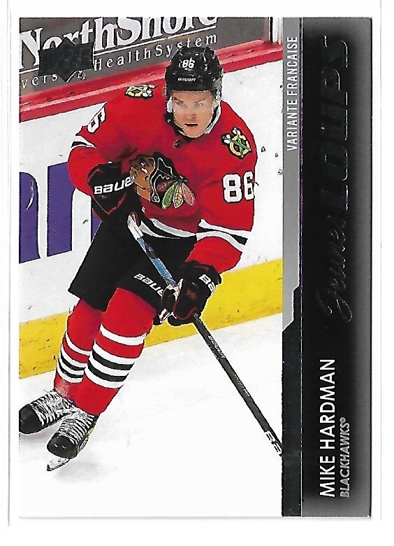 2021-22 Upper Deck Series 1 French Young Guns Jeunes Loups #208 Mike Hardman