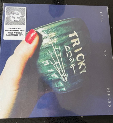 TRICKY Fall to Pieces BLAUE VINYL-LP + SCHWARZE 7'' Dinked Edition VERSIEGELT & UNGESPIELT