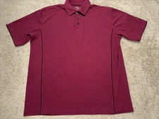 Chik Fil A Team Member Style Polo Shirt Men’s L  Red Work Uniform Short Sleeves