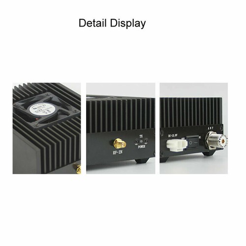 80W 400-470MHZ DMR DPMR FM C4FM Ham Radio Power Amplifier Interphone New - Picture 8 of 8