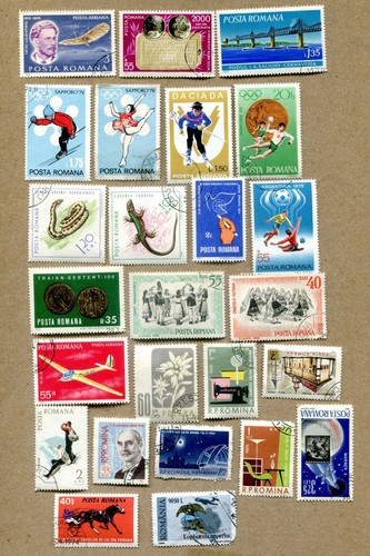 POSTA ROMANIA, ROMINA, Lot of 25, POSTAGE STAMPS Lot #38 - 第 1/1 張圖片
