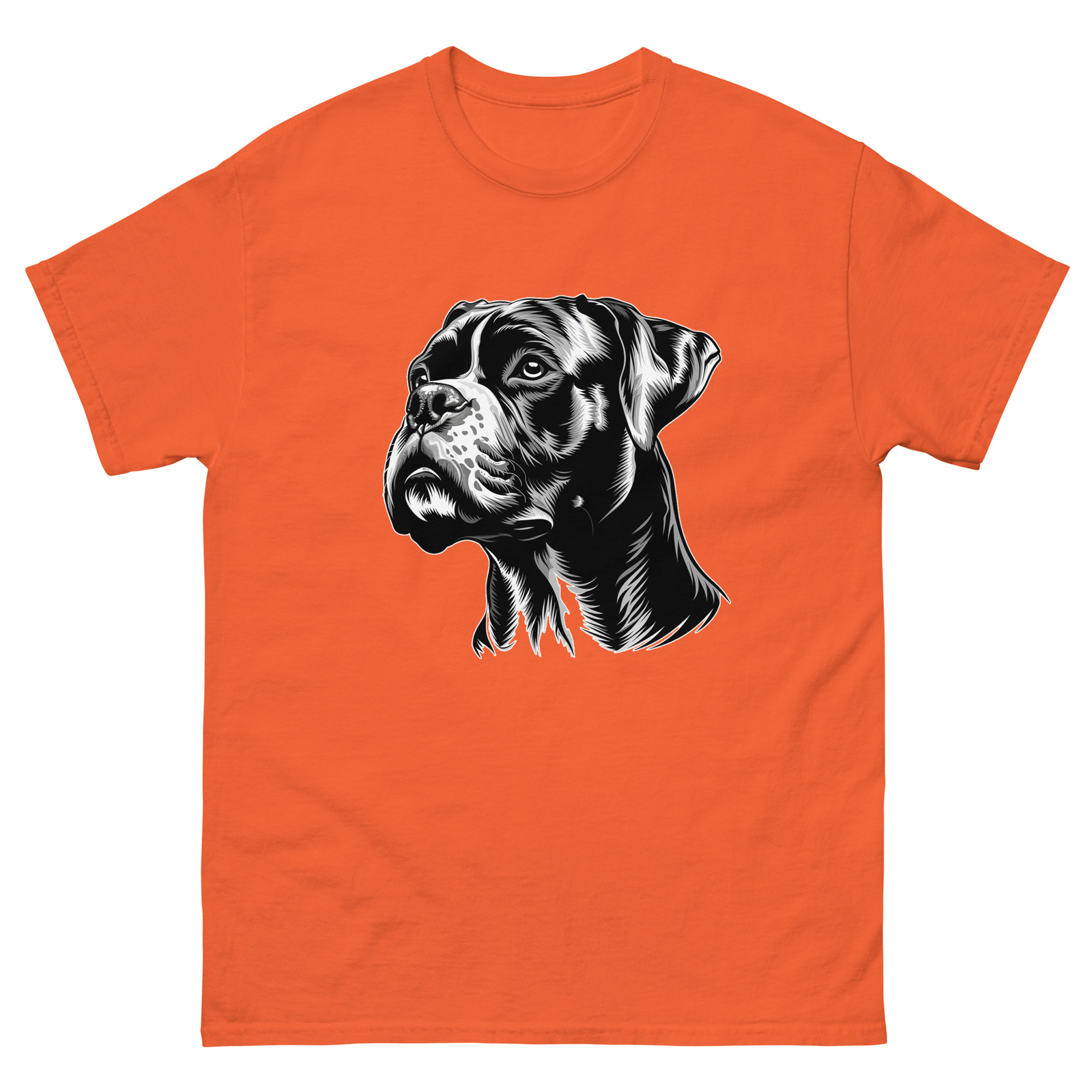 TShirt Boxer Dog Print Quote Minimalistic Summer Unisex Woman Gift Tee