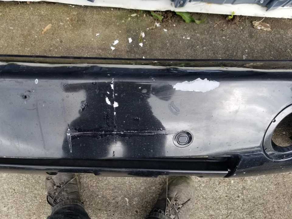 ** БЕЗ ДОСТАВКИ ** 2004 LAND ROVER ДИАПАЗОН ROVER ЧЕРНЫЙ ПЕРЕДНИЙ БАМПЕР (ЦВЕТОВОЙ КОД: 697) - Изображение 4 из 4