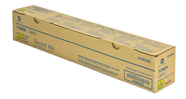 OEM KONICA MINOLTA TN512Y (A33K232) TONER CTG, YELLOW, 26K OEM KONICA MINOLTA TN512Y (A33K232) TONER CTG, YELLOW, 26K