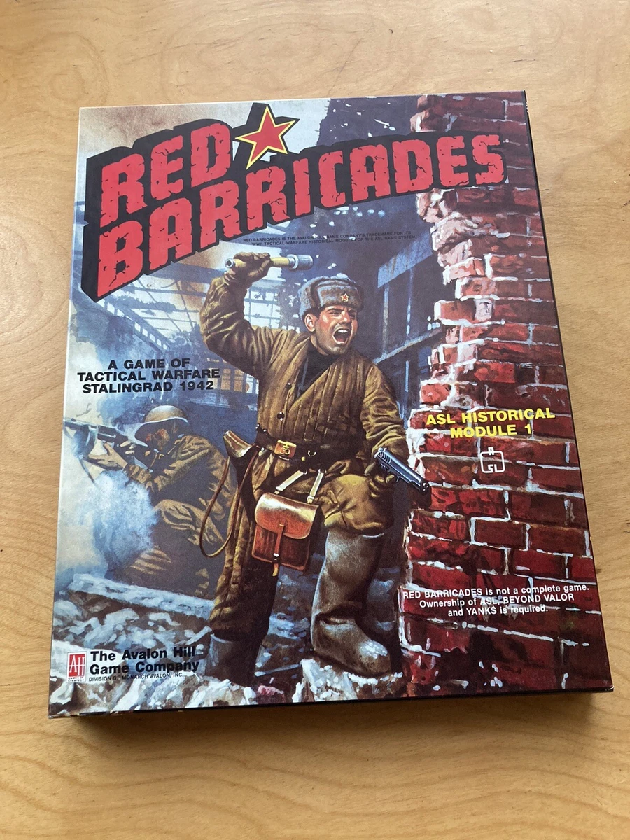 Red Barricades: ASL Historical Module 1 - Avalon Hill - UNPUNCHED