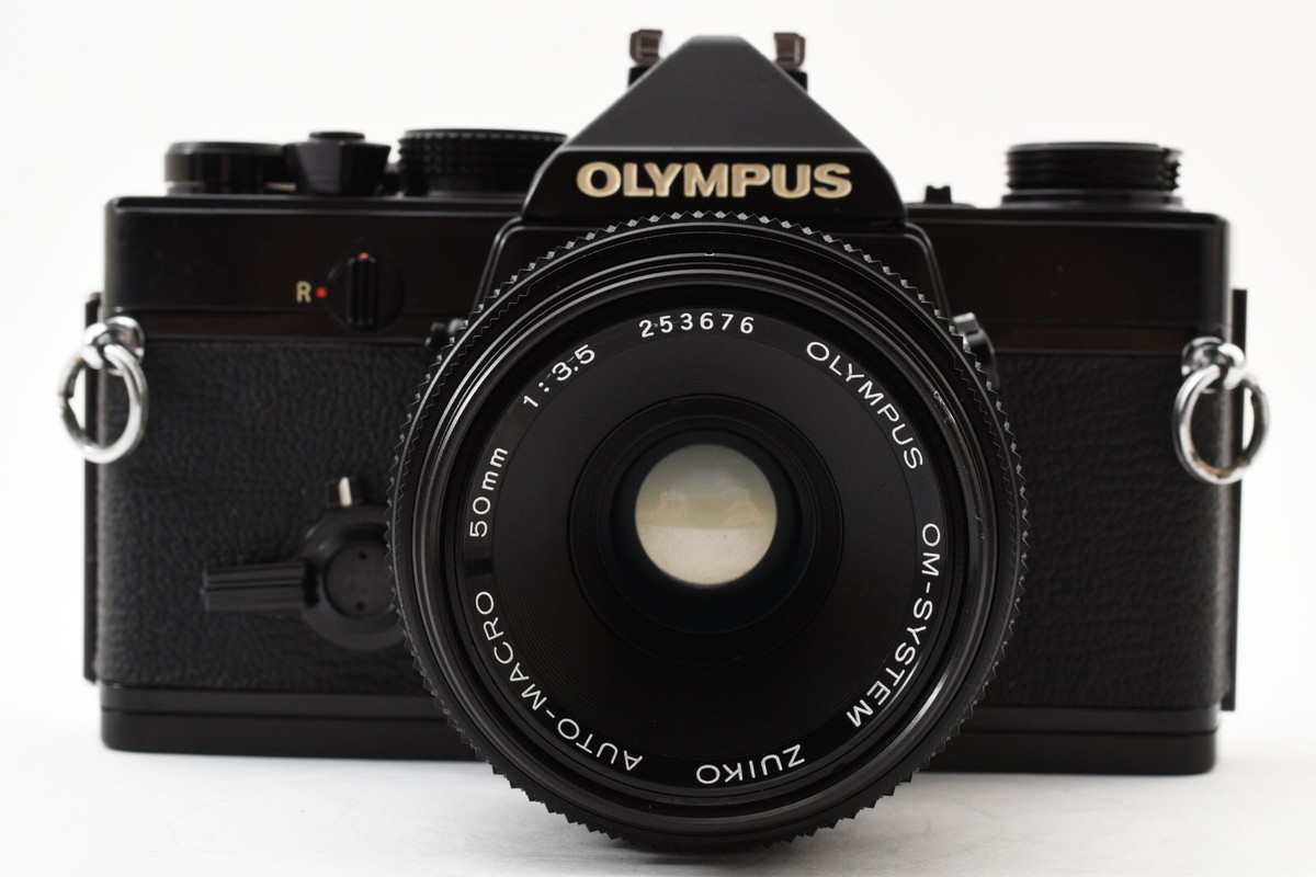 ★OLYMPUS OM-1 + ★ MACRO 50mm Exc+5] Olympus OM-1 MD SLR Film Camera W/50mm F3.5 Macro