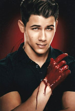 NICK JONAS signed Autogramm 20x30cm SCREAM QUEENS in Person autograph COA