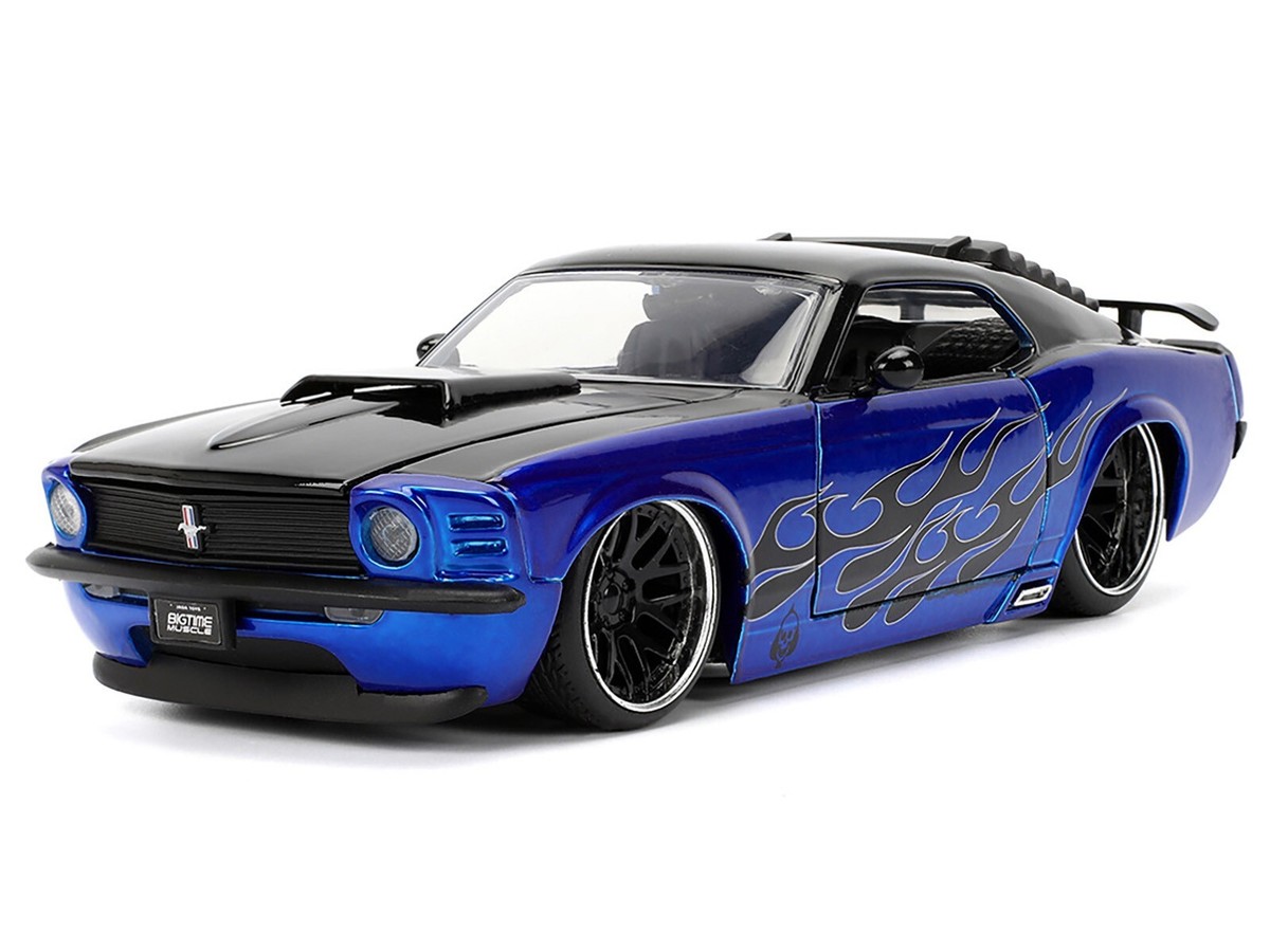 ミニカー DUB CITY 1970 FORD MUSTANG CUSTOM 1/24 Amazon.com: Big Time Muscle 1:24 1970 Ford Mustang Boss 429