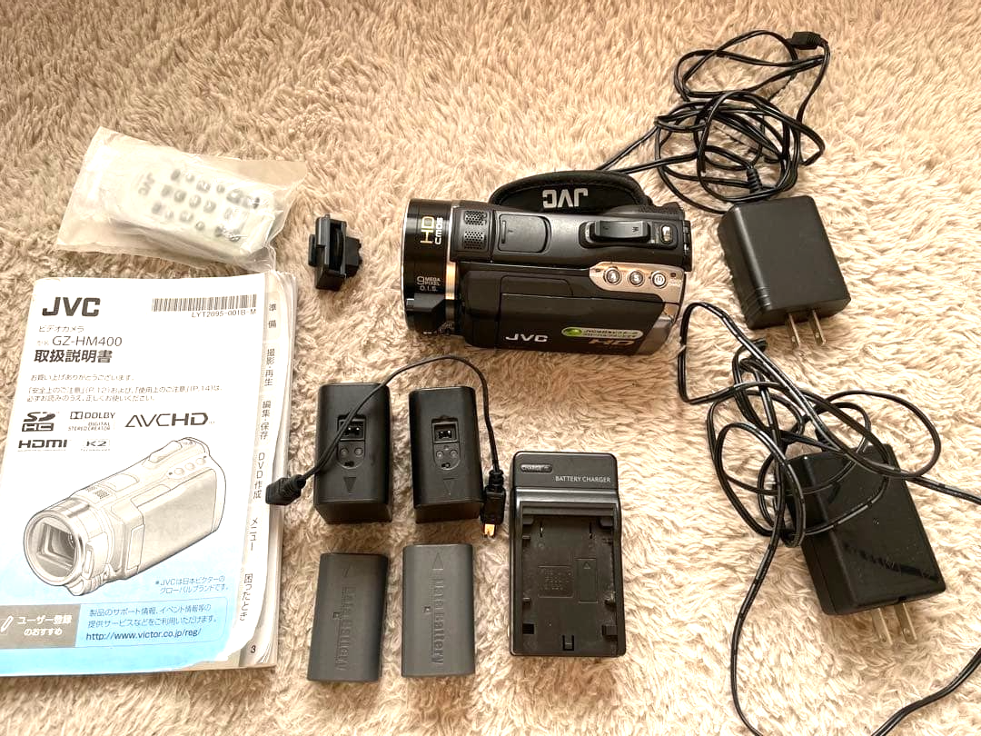 カメラ JVC ビデオカメラ GZ-HM400-S