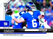 Jaxson Dart RC Giants Bewertete Gem-Mt 10 2025 Panini Instant Rookie #37